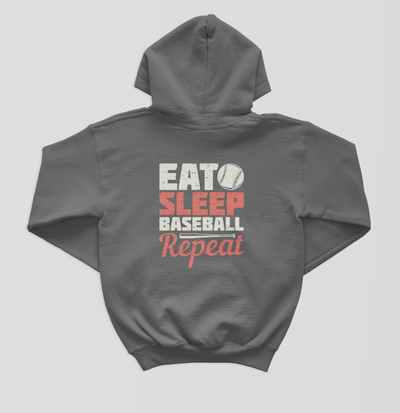 Eat Sleep Baseball Repeat Hoodie