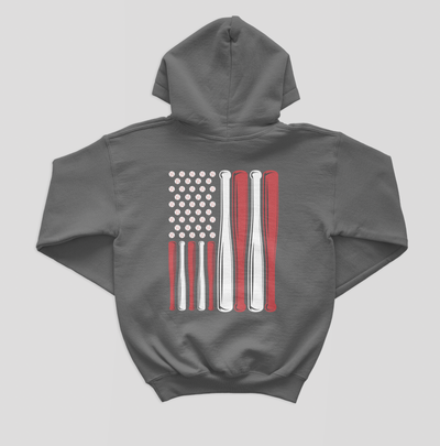 Baseball Flag Hoodie